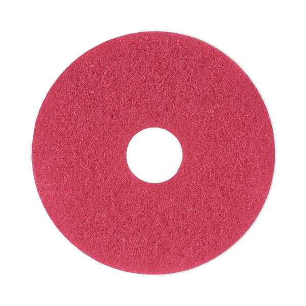 Premiere Pads Floor Pads, 13", Red, PK5 PAD 4013 RED